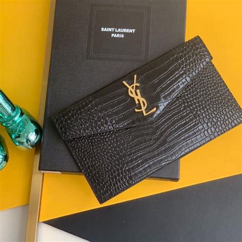 ysl paddington|UPTOWN POUCH IN CROCODILE.